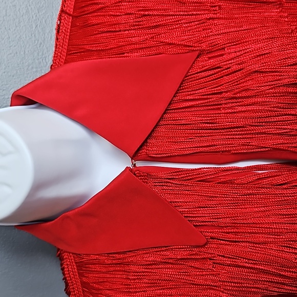 Very Rare! Vintage Norma Kamali Fringe Jacket - Picture 6 of 7